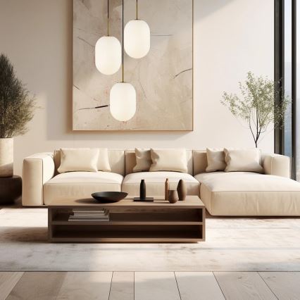 Kattokruunu johdossa ALIAS 3xE14/40W/230V kulta