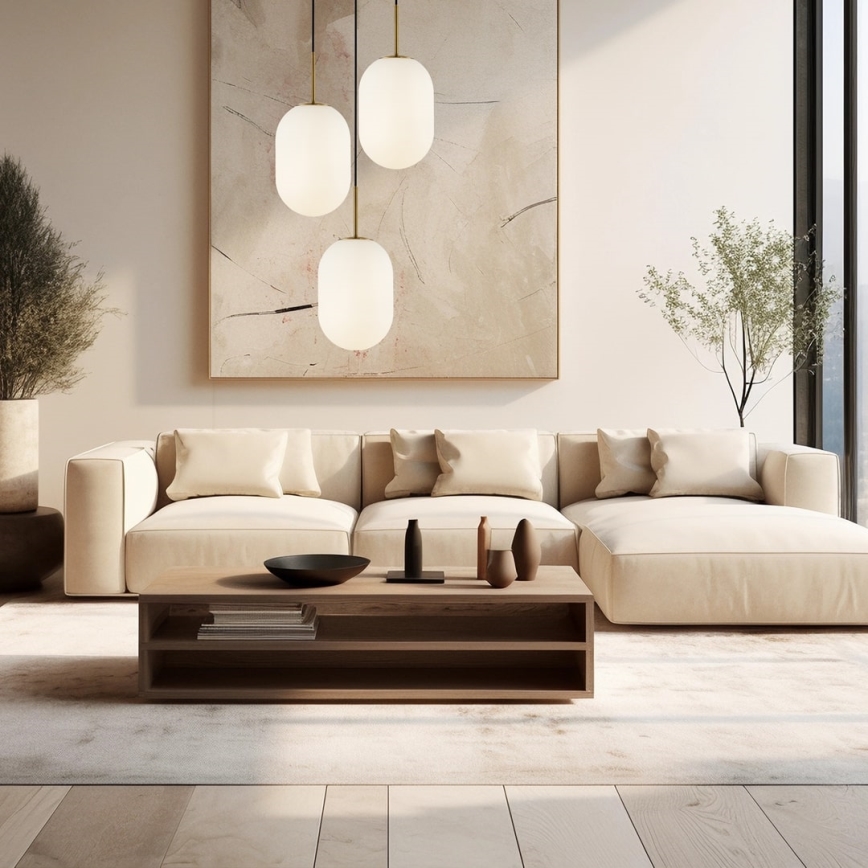 Kattokruunu johdossa ALIAS 3xE14/40W/230V kulta