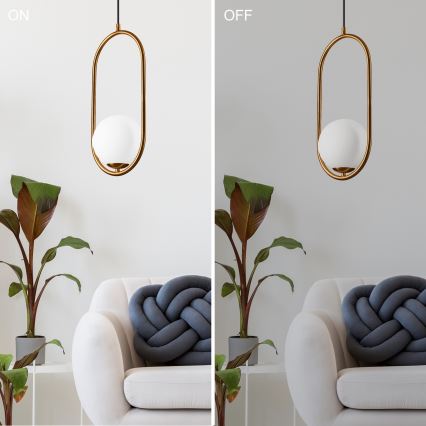 Kattokruunu johdossa AMBER 1xG9/5W/230V 140 cm