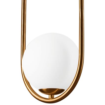 Kattokruunu johdossa AMBER 1xG9/5W/230V 140 cm