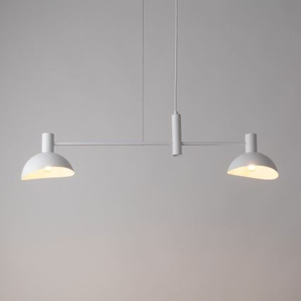 Kattokruunu johdossa ARTIS 2xE14/40W/230V valkoinen