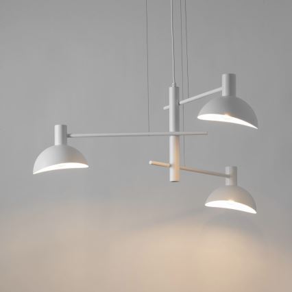 Kattokruunu johdossa ARTIS 3xE14/40W/230V valkoinen