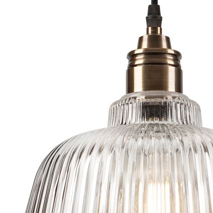 Kattokruunu johdossa ASTA 1xE27/60W/230V kiiltävä kromi