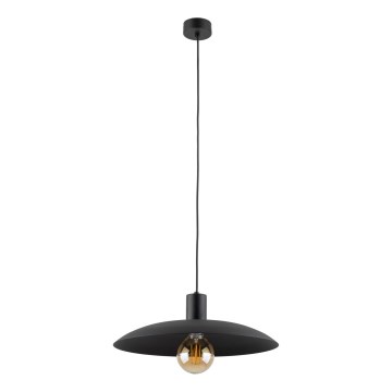 Kattokruunu johdossa ASTRA 1xE27/15W/230V halkaisija 41 cm musta