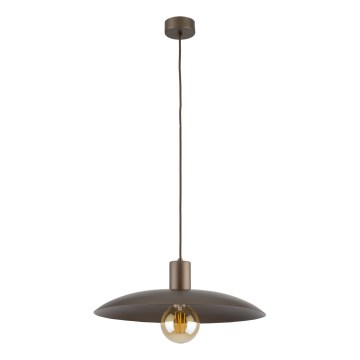 Kattokruunu johdossa ASTRA 1xE27/15W/230V halkaisija 41 cm ruskea