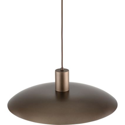 Kattokruunu johdossa ASTRA 1xE27/15W/230V halkaisija 41 cm ruskea