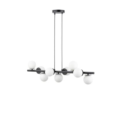 Kattokruunu johdossa AVOLA 9xG9/12W/230V musta