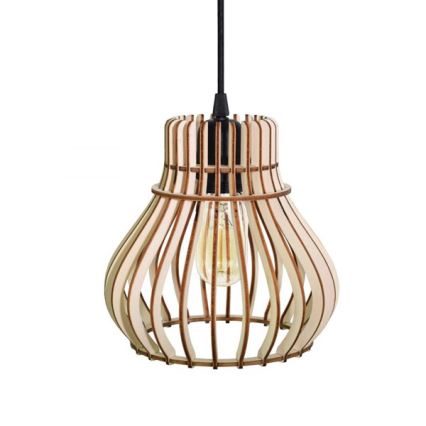 Kattokruunu johdossa BARREL 1xE27/24W/230V halkaisija 20 cm