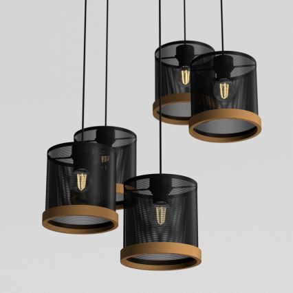 Kattokruunu johdossa BERIL 5xE27/60W/230V