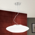 Kattokruunu johdossa BLANC 2xE27/60W/230V halkaisija 49 cm mattakromi