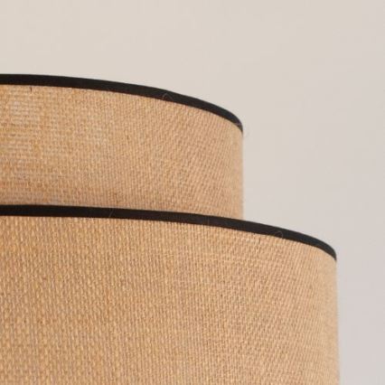 Kattokruunu johdossa BOHO 1xE27/60W/230V halkaisija 40 cm beige