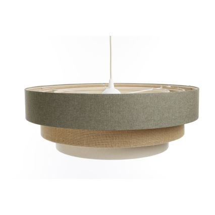 Kattokruunu johdossa BOHO TRINITI 1xE27/60W/230V harmaa/beige/kerma