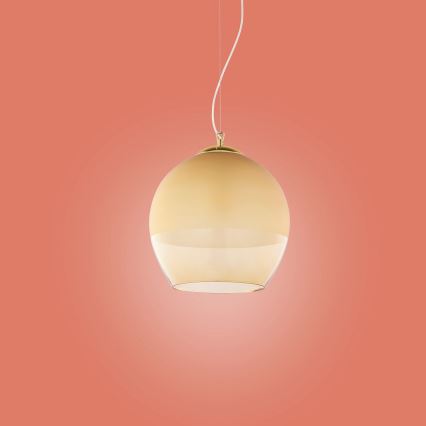 Kattokruunu johdossa BOULETTE 1xE27/60W/230V kulta