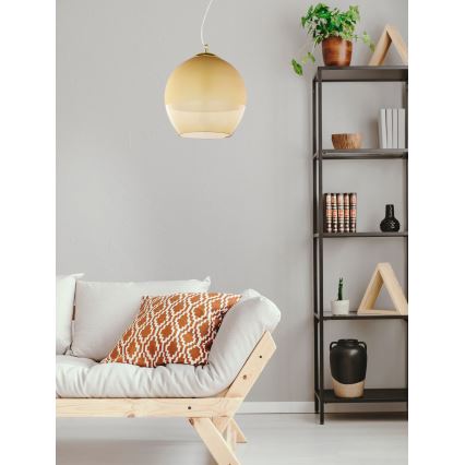 Kattokruunu johdossa BOULETTE 1xE27/60W/230V kulta