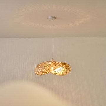 Kattokruunu johdossa CALYPSO 1xE27/15W/230V bambu