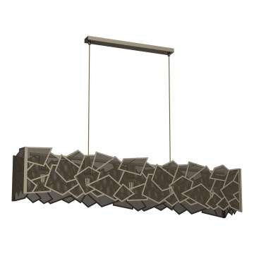 Kattokruunu johdossa CAMO 5xE27/15W/230V kulta