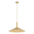 Kattokruunu johdossa CAPRI 1xE27/15W/230V halkaisija 50 cm kulta