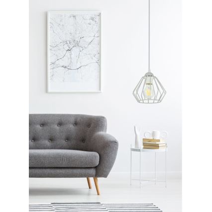 Kattokruunu johdossa CEED 1xE27/60W/230V harmaa