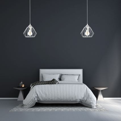 Kattokruunu johdossa CEED 1xE27/60W/230V harmaa