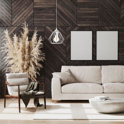 Kattokruunu johdossa CEED 1xE27/60W/230V harmaa