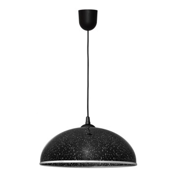 Kattokruunu johdossa CIRCLE 1xE27/15W/230V musta