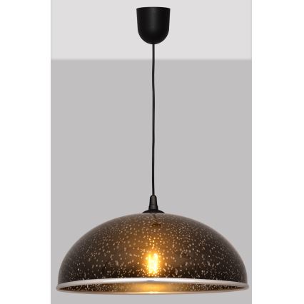 Kattokruunu johdossa CIRCLE 1xE27/15W/230V musta