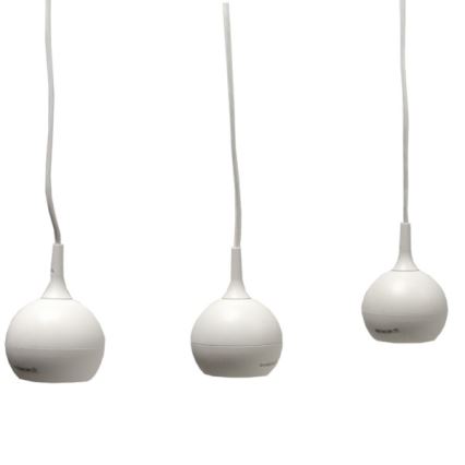 Kattokruunu johdossa COLM 3xGU10/30W/230V valkoinen