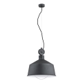 Kattokruunu johdossa CORA 1xE27/15W/230V harmaa