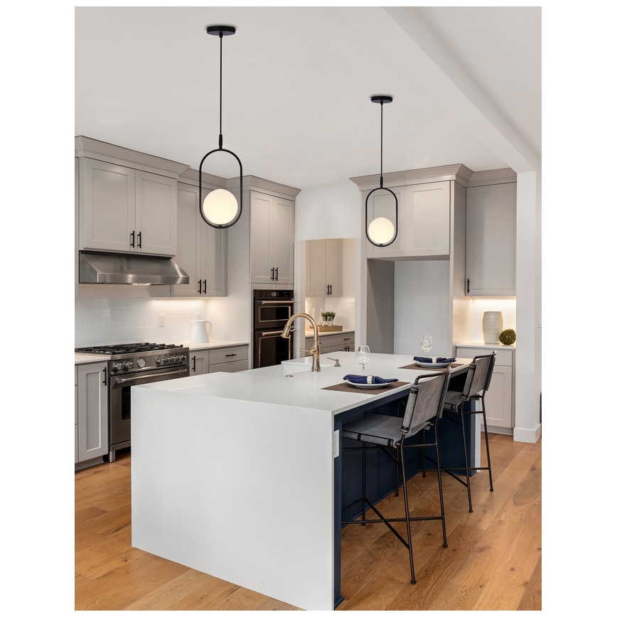 Kattokruunu johdossa CORDEL 1xG9/28W/230V musta