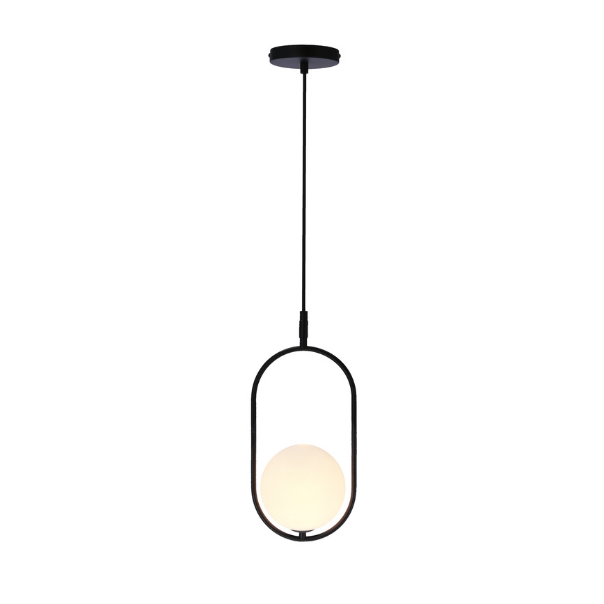 Kattokruunu johdossa CORDEL 1xG9/28W/230V musta