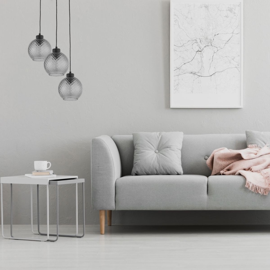 Kattokruunu johdossa DEVON 3xE27/15W/230V