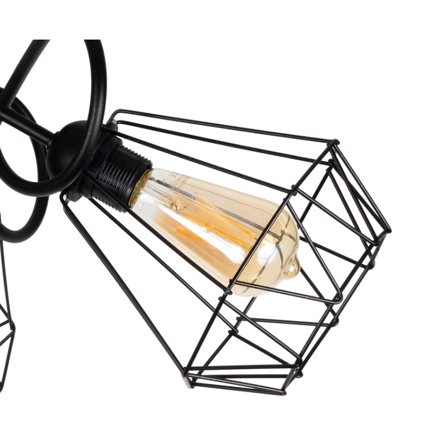 Kattokruunu johdossa DIAMENT 3xE27/60W/230V