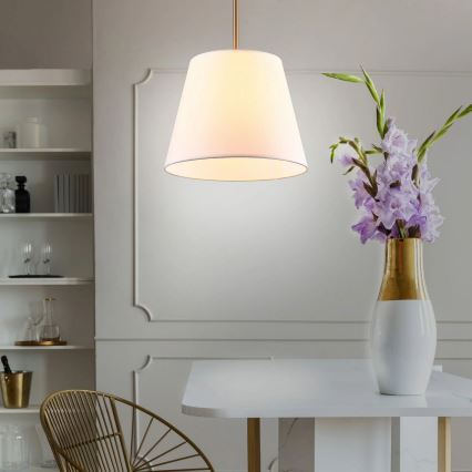 Kattokruunu johdossa ELENA 1xE27/20W/230V valkoinen