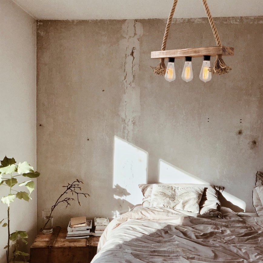 Kattokruunu johdossa EREBOS 3xE27/40W/230V