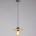 Kattokruunu johdossa FALCO 1xE27/60W/230V halkaisija 20 cm beige