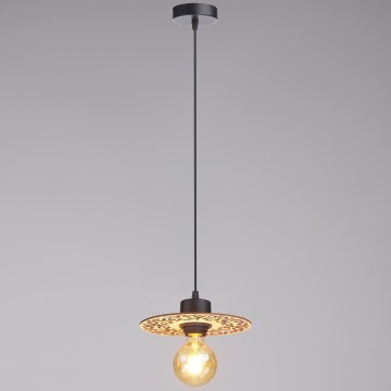 Kattokruunu johdossa FALCO 1xE27/60W/230V halkaisija 20 cm beige