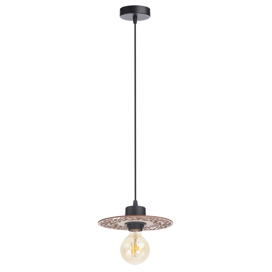 Kattokruunu johdossa FALCO 1xE27/60W/230V halkaisija 20 cm beige