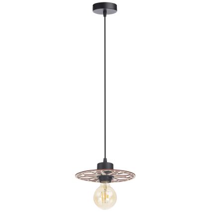 Kattokruunu johdossa FALCO 1xE27/60W/230V halkaisija 20 cm beige
