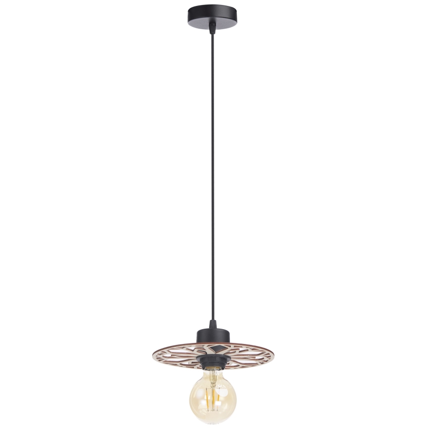 Kattokruunu johdossa FALCO 1xE27/60W/230V halkaisija 20 cm beige