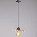 Kattokruunu johdossa FALCO 1xE27/60W/230V halkaisija 20 cm beige