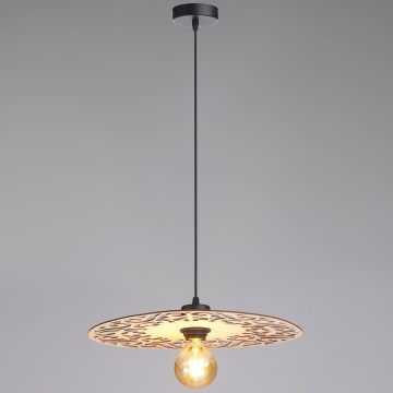 Kattokruunu johdossa FALCO 1xE27/60W/230V halkaisija 40 cm beige