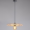 Kattokruunu johdossa FALCO 1xE27/60W/230V halkaisija 40 cm beige