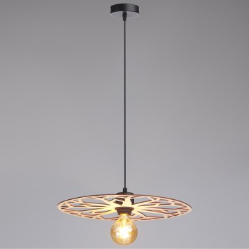 Kattokruunu johdossa FALCO 1xE27/60W/230V halkaisija 40 cm beige