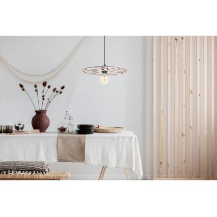Kattokruunu johdossa FALCO 1xE27/60W/230V halkaisija 40 cm beige