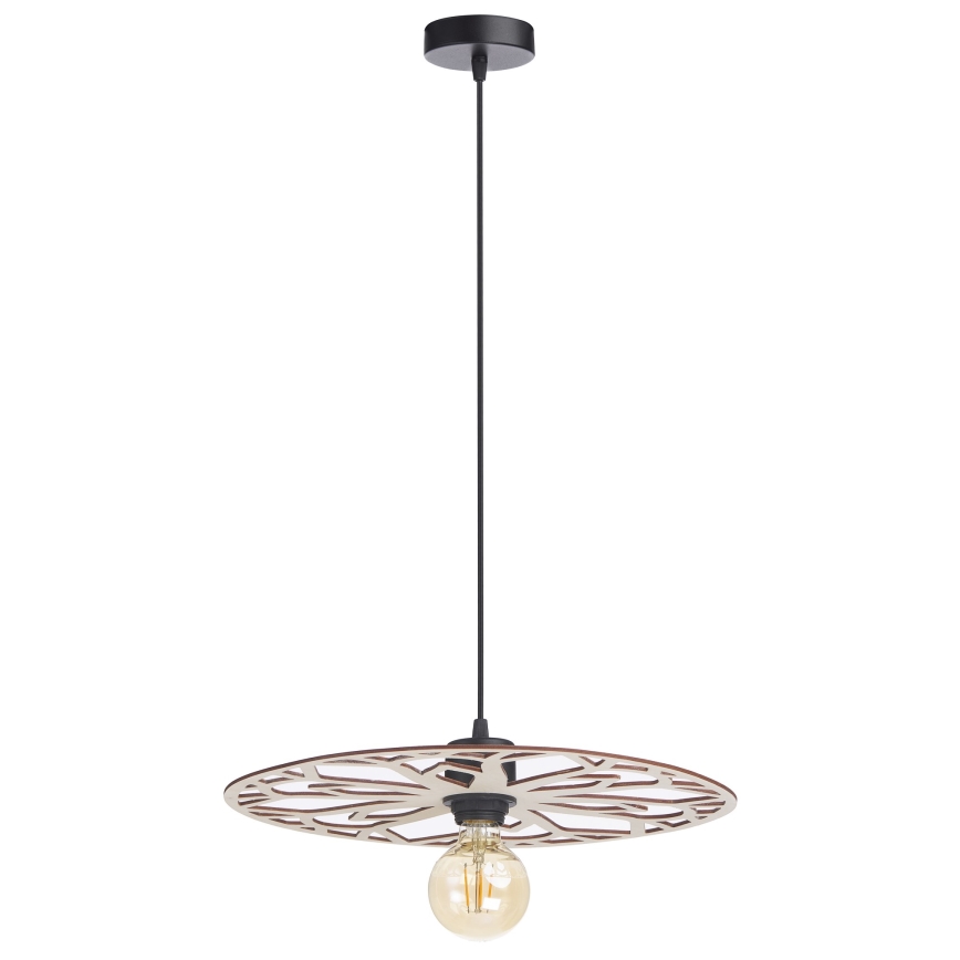 Kattokruunu johdossa FALCO 1xE27/60W/230V halkaisija 40 cm beige