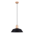 Kattokruunu johdossa FANO 1xE27/15W/230V halkaisija 34 cm musta