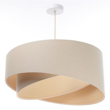 Kattokruunu johdossa GALAXY 1xE27/60W/230V beige