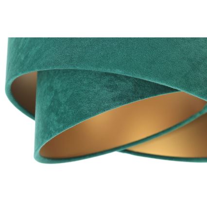 Kattokruunu johdossa GALAXY 3xE27/60W/230V vihreä/kulta