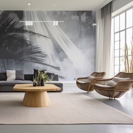 Kattokruunu johdossa GENESIS 5xGU10/8W/230V valkoinen