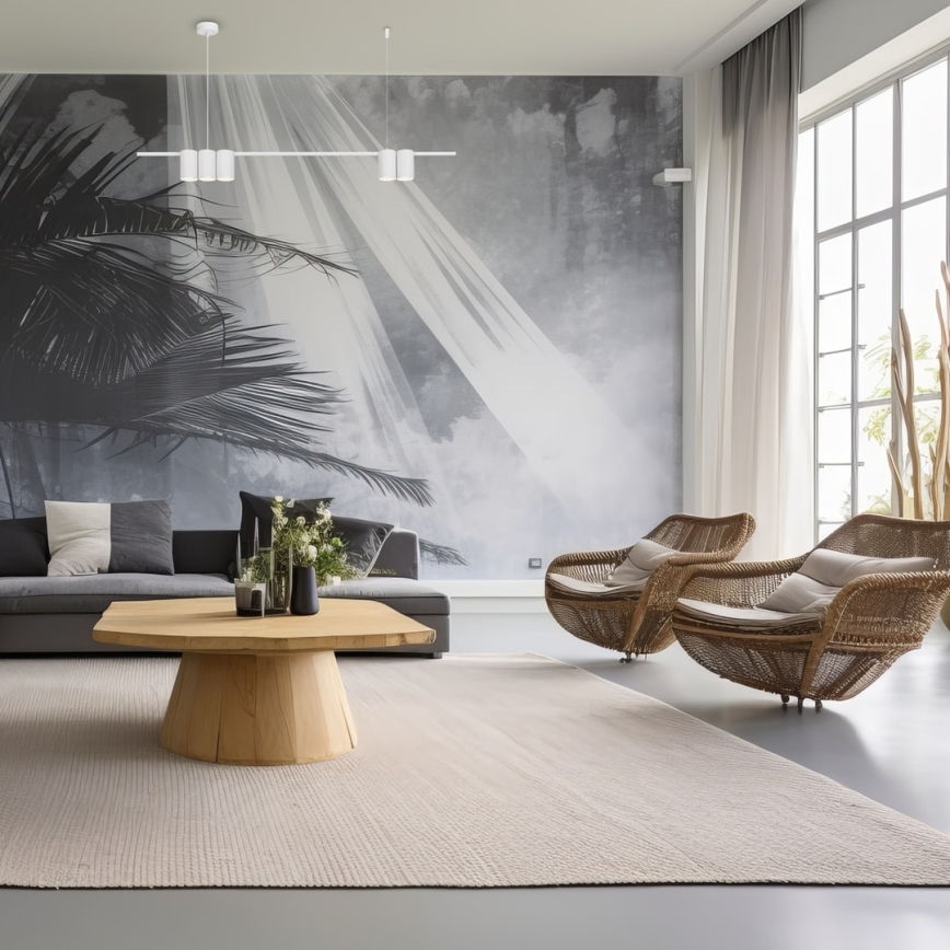 Kattokruunu johdossa GENESIS 5xGU10/8W/230V valkoinen